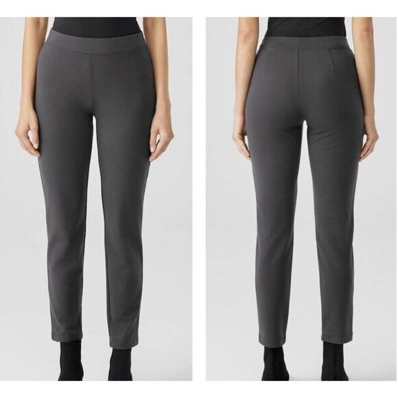 Eileen Fisher Washable Flex Ponte Slim Fit Ankle Pants - Size Small EUC - Picture 1 of 14